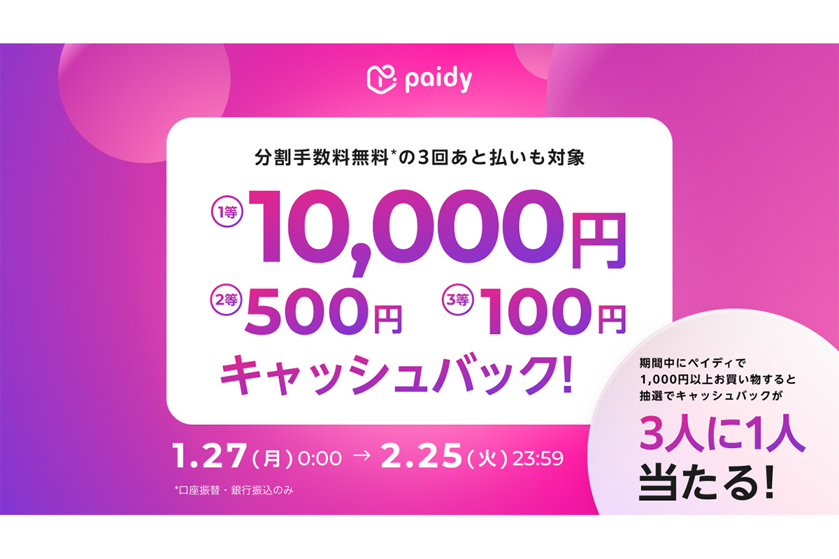 "Pay Later" Cashback Campaign