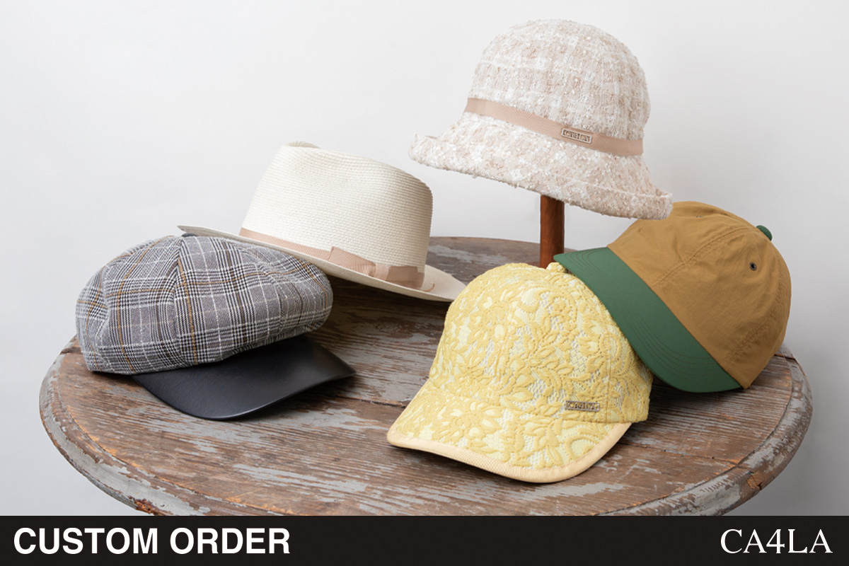 A "Custom Order Event" will be held at Keio Shinjuku Store, where you can experience making your own hat!