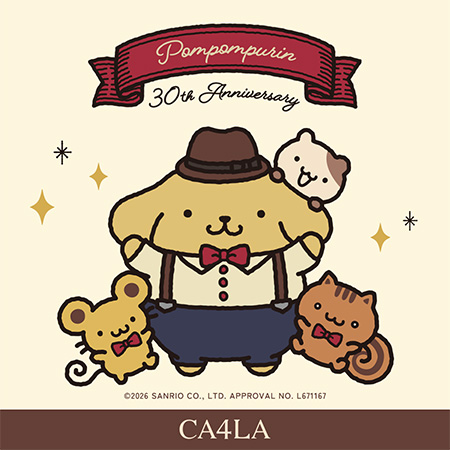 POMPOMPURIN 30th ANNIVERSARY × CA4LA